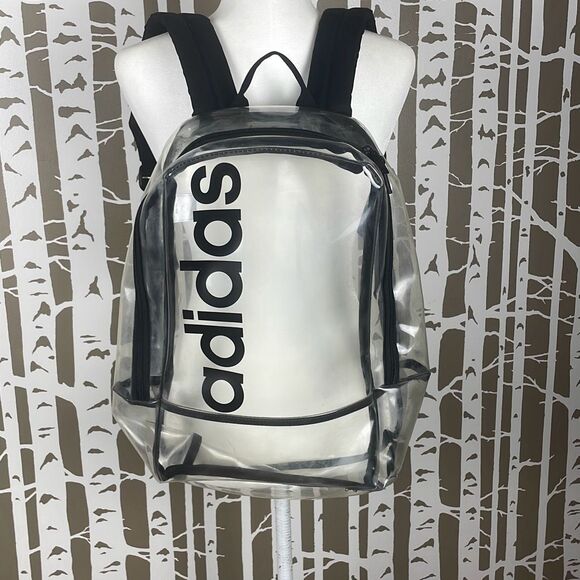 Adidas Linear Clear Stadium Concert Backpack - Picture 1 of 9